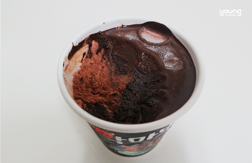 ▲ 초코 아이스크림 부분