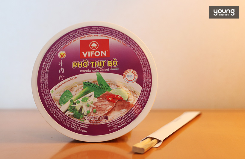▲ VIFON사의 쇠고기 쌀국수